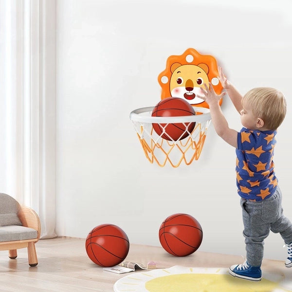 Indoor Mini Lion Basketball Hoop